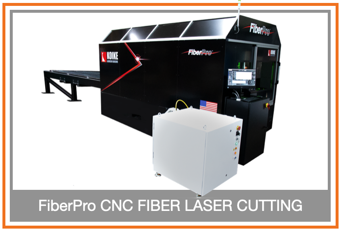 Koike Aronson FiberPro CNC Fiber Laser Cutting System